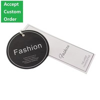 Custom Design Clothes Hang Tag with strings