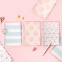 Pink Holiday Loose-Leaf Binder