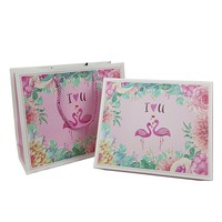 Romantic Valentine gift bag & box set