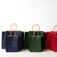 Simple kraft bag for gift packing