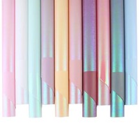 Exquisite Iridescent Cellophane Flower Wrapping Paper