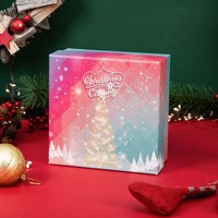 Exquisite Merry Christmas Gift packing paper box