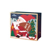 Exquisite Merry Christmas Gift packing paper box