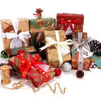 Christmas theme wrapping paper in sheets/rolls