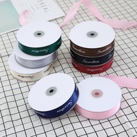 Custom Printed Gift Packing Satin Ribbons